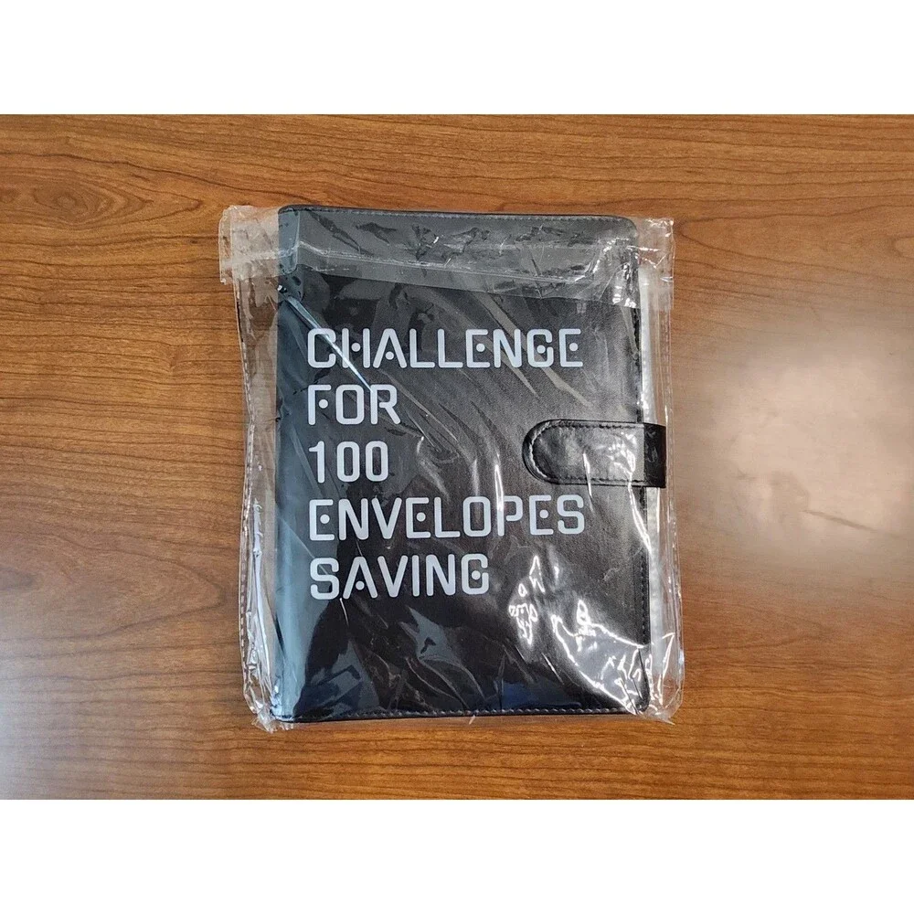Challenge For 100 Envelopes Saving Black New Open Package